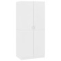 White plywood wardrobe 80x52x180 cm by vidaXL, Wardrobes - Ref: Foro24-800621, Price: 174,53 €, Discount: %