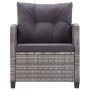 Garden furniture 6 pieces and cushions dark gray synthetic rattan by vidaXL, Outdoor sofas - Ref: Foro24-46150, Price: 548,21...