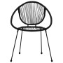 Garden chairs 2 units black PVC rattan by vidaXL, Garden chairs - Ref: Foro24-48566, Price: 194,60 €, Discount: %