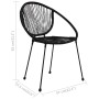 Garden chairs 2 units black PVC rattan by vidaXL, Garden chairs - Ref: Foro24-48566, Price: 194,60 €, Discount: %