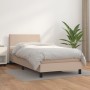 Cama box spring con colchón cuero sintético capuchino 80x200 cm de vidaXL, Camas y somieres - Ref: Foro24-3140974, Precio: 28...