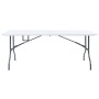 Folding garden table HDPE white 180x72x72 cm by vidaXL, Garden tables - Ref: Foro24-48829, Price: 102,44 €, Discount: %