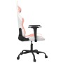 Weißer und rosafarbener Gaming-Stuhl aus Kunstleder von vidaXL, Gaming-Stühle - Ref: Foro24-3143650, Preis: 122,99 €, Rabatt: %