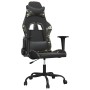 Black synthetic leather and camouflage gaming chair by vidaXL, Gaming chairs - Ref: Foro24-3143652, Price: 122,74 €, Discount: %