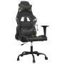 Silla gaming cuero sintético negro y camuflaje de vidaXL, Sillones para videojuegos - Ref: Foro24-3143652, Precio: 122,74 €, ...