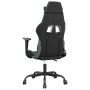 Schwarz-grüner Gaming-Stuhl aus Kunstleder von vidaXL, Gaming-Stühle - Ref: Foro24-3143644, Preis: 121,69 €, Rabatt: %