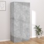 Armario de madera contrachapada gris hormigón 90x52x200 cm de vidaXL, Armarios roperos - Ref: Foro24-800634, Precio: 161,34 €...