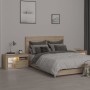 Bedside tables with LED lights 2 pcs Sonoma oak 70x36.5x40cm by vidaXL, Nightstands - Ref: Foro24-3152772, Price: 94,68 €, Di...