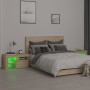 Bedside tables with LED lights 2 pcs Sonoma oak 70x36.5x40cm by vidaXL, Nightstands - Ref: Foro24-3152772, Price: 85,99 €, Di...