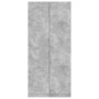 Armario de madera contrachapada gris hormigón 90x52x200 cm de vidaXL, Armarios roperos - Ref: Foro24-800634, Precio: 161,34 €...