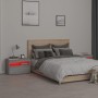 Bedside tables with LED lights 2 pcs sonoma gray 60x35x40 cm by vidaXL, Nightstands - Ref: Foro24-3152829, Price: 84,55 €, Di...