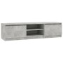 Mueble de TV madera contrachapada gris hormigón 140x40x35,5 cm de vidaXL, Muebles TV - Ref: Foro24-800652, Precio: 77,02 €, D...