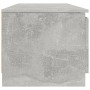 Mueble de TV madera contrachapada gris hormigón 140x40x35,5 cm de vidaXL, Muebles TV - Ref: Foro24-800652, Precio: 77,02 €, D...