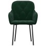 Dining chairs 2 units dark green velvet by vidaXL, dining chairs - Ref: Foro24-344847, Price: 119,50 €, Discount: %