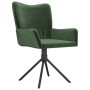 Swivel dining chairs, 2 units, dark green velvet by vidaXL, dining chairs - Ref: Foro24-344811, Price: 141,40 €, Discount: %