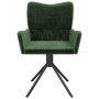 Swivel dining chairs, 2 units, dark green velvet by vidaXL, dining chairs - Ref: Foro24-344811, Price: 141,40 €, Discount: %