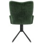 Swivel dining chairs, 2 units, dark green velvet by vidaXL, dining chairs - Ref: Foro24-344811, Price: 141,40 €, Discount: %