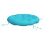 Turquoise Oxford fabric round cushion Ø 100x11 cm by vidaXL, Cushions for chairs and sofas - Ref: Foro24-361983, Price: 50,22...