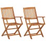 Folding bistro table and chairs 3 pieces solid acacia wood by vidaXL, Garden sets - Ref: Foro24-43381, Price: 153,57 €, Disco...