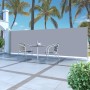 Toldo lateral retráctil 160x500 cm gris de vidaXL, Sombrillas - Ref: Foro24-45464, Precio: 85,10 €, Descuento: %