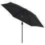 Garden umbrella with black metal pole 300 cm by vidaXL, Umbrellas - Ref: Foro24-47126, Price: 61,77 €, Discount: %