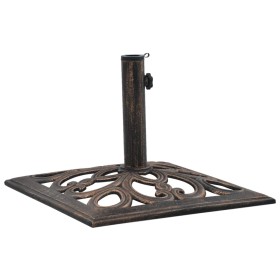 Bronze cast iron parasol base 12 kg 49 cm by vidaXL, Umbrella bases - Ref: Foro24-47868, Price: 69,62 €, Discount: %