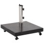 Black square granite parasol base 30 kg by vidaXL, Umbrella bases - Ref: Foro24-48565, Price: 82,33 €, Discount: %