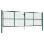 Grünes Gartengittertor aus Stahl, 400 x 125 cm von vidaXL, Gartentore - Ref: Foro24-145749, Preis: 454,33 €, Rabatt: %