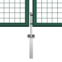 Green steel garden mesh gate 400x125 cm by vidaXL, garden gates - Ref: Foro24-145749, Price: 454,33 €, Discount: %