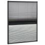 Mosquitera plisada para ventanas aluminio con sombra 80x100cm de vidaXL, Mosquiteras para ventanas - Ref: Foro24-148683, Prec...