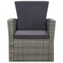 4-piece garden furniture set and gray synthetic rattan cushions by vidaXL, Garden sets - Ref: Foro24-46086, Price: 419,79 €, ...