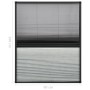 Plissee-Moskitonetz für Aluminiumfenster mit Rollo 80x100cm von vidaXL, Moskitonetze für Fenster - Ref: Foro24-148683, Preis:...