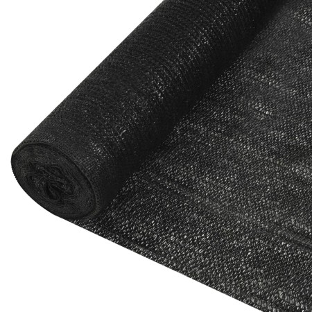 Red de privacidad HDPE negro 1,2x10 m 195 g/m² de vidaXL, Sombrillas - Ref: Foro24-149356, Precio: 33,05 €, Descuento: %