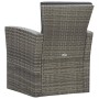 4-piece garden furniture set and gray synthetic rattan cushions by vidaXL, Garden sets - Ref: Foro24-46086, Price: 419,79 €, ...