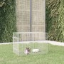 Galvanized iron rabbit cage 78x54x54 cm by vidaXL, Cages and habitats for small animals - Ref: Foro24-171567, Price: 47,30 €,...