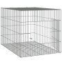 Galvanized iron rabbit cage 78x54x54 cm by vidaXL, Cages and habitats for small animals - Ref: Foro24-171567, Price: 47,30 €,...