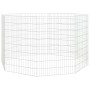 Rabbit cage with 8 galvanized iron panels 54x80 cm by vidaXL, Cages and habitats for small animals - Ref: Foro24-171578, Pric...