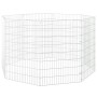 Rabbit cage with 8 galvanized iron panels 54x80 cm by vidaXL, Cages and habitats for small animals - Ref: Foro24-171578, Pric...