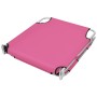 Tumbona plegable con cojín para la cabeza acero rosa magenta de vidaXL, Tumbonas - Ref: Foro24-310333, Precio: 64,15 €, Descu...