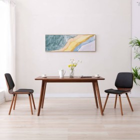 Dining chairs 2 units black synthetic leather by vidaXL, dining chairs - Ref: Foro24-287380, Price: 263,99 €, Discount: %