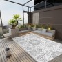 Gray PP outdoor rug 140x200 cm by vidaXL, Outdoor protectors - Ref: Foro24-317031, Price: 30,40 €, Discount: %