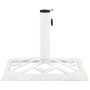 White cast iron parasol base 44x44x31 cm by vidaXL, Umbrella bases - Ref: Foro24-317761, Price: 54,15 €, Discount: %