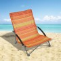 HI Orange folding beach chair 65x55x25/65cm by HI, Garden chairs - Ref: Foro24-429131, Price: 35,07 €, Discount: %