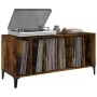 Smoked oak plywood disc cabinet 100x38x48 cm by vidaXL, CD and DVD storage - Ref: Foro24-831986, Price: 79,75 €, Discount: %