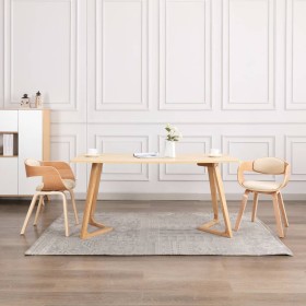 Dining chairs 2 units curved wood and synthetic leather by vidaXL, dining chairs - Ref: Foro24-287387, Price: 289,27 €, Disco...