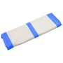 Aufblasbare Gymnastikmatte mit Pumpe, blaues PVC, 700 x 100 x 15 cm von vidaXL, Pilates und Yogamatten - Ref: Foro24-92671, P...