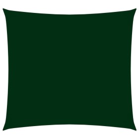 Square dark green Oxford fabric shade sail 5x5 m by vidaXL, Umbrellas - Ref: Foro24-135471, Price: 75,99 €, Discount: %