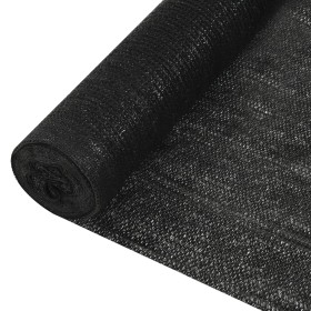 Black HDPE privacy net 1x10 m 150 g/m² by vidaXL, Umbrellas - Ref: Foro24-149335, Price: 24,72 €, Discount: %