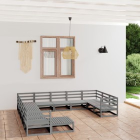 Garden furniture set 12 pieces solid pine wood by vidaXL, Garden sets - Ref: Foro24-3076056, Price: 815,99 €, Discount: %