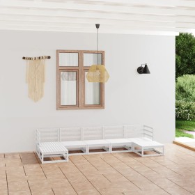 Garden furniture set 7 pieces solid pine wood by vidaXL, Garden sets - Ref: Foro24-3076075, Price: 364,99 €, Discount: %